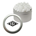 Silver Candy Window Tin w/ Sugar Free Mints